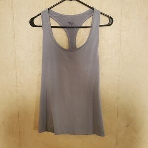 Athleta Gray Racerback Tank Top